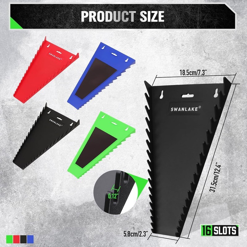22-Piece Socket & Wrench Organizer Set gallery
