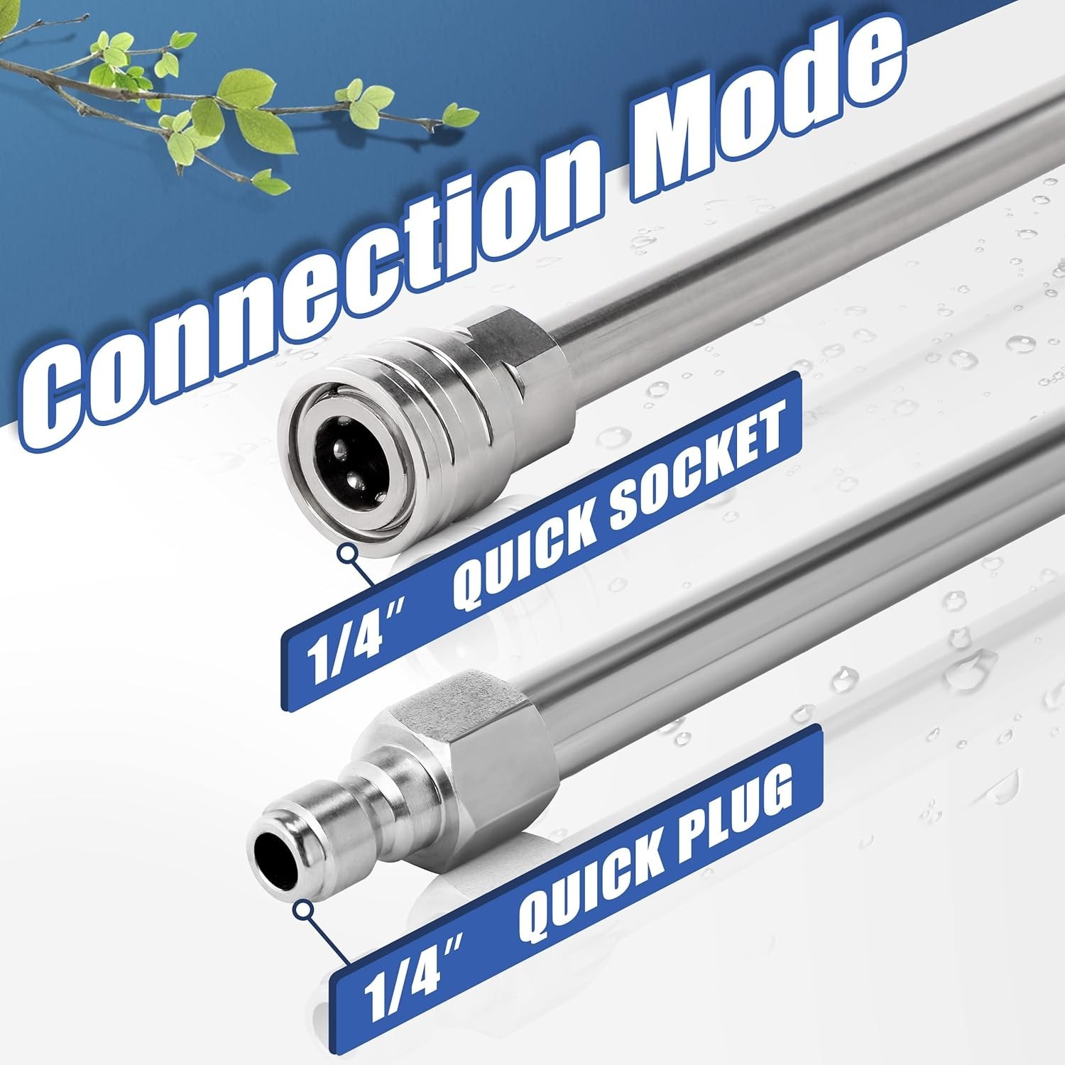 120 Inch(10Ft) Pressure Washer Extension Wand, Stainless Steel Pressure Washer W gallery