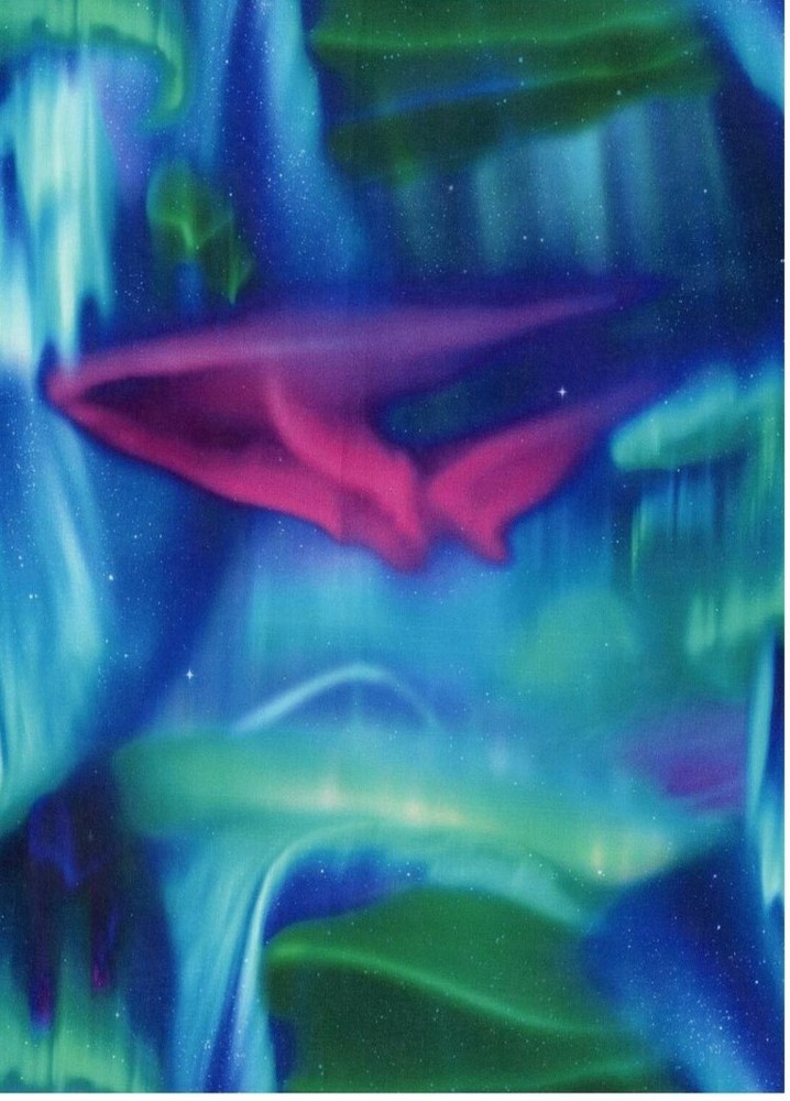 NORTHERN LIGHTS AURORA BOREALIS KITCHEN 42X14 TABLE RUNNER