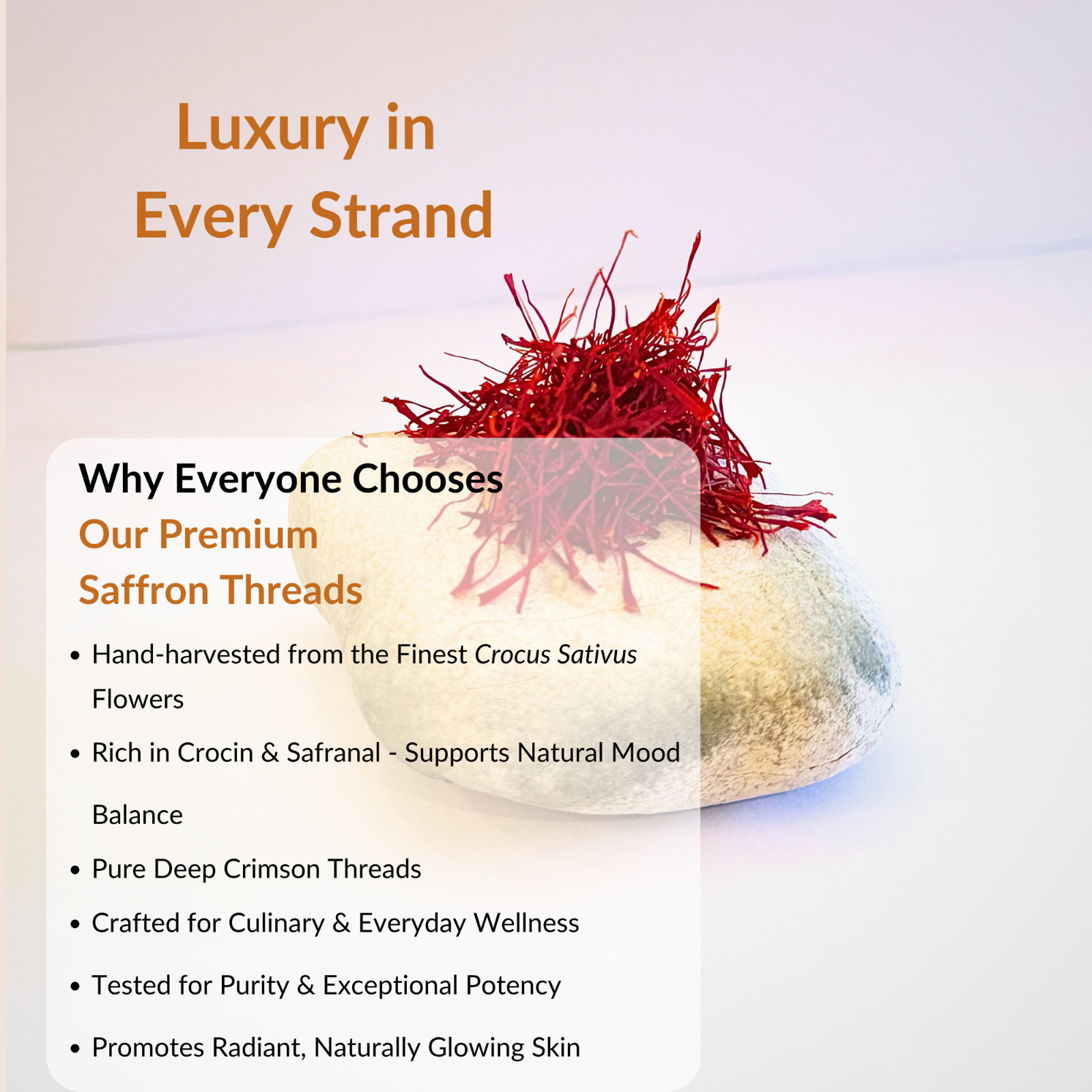 Premium Saffron Threads - Super Negin Grade A+ Pure Red Threads from Afghanistan gallery