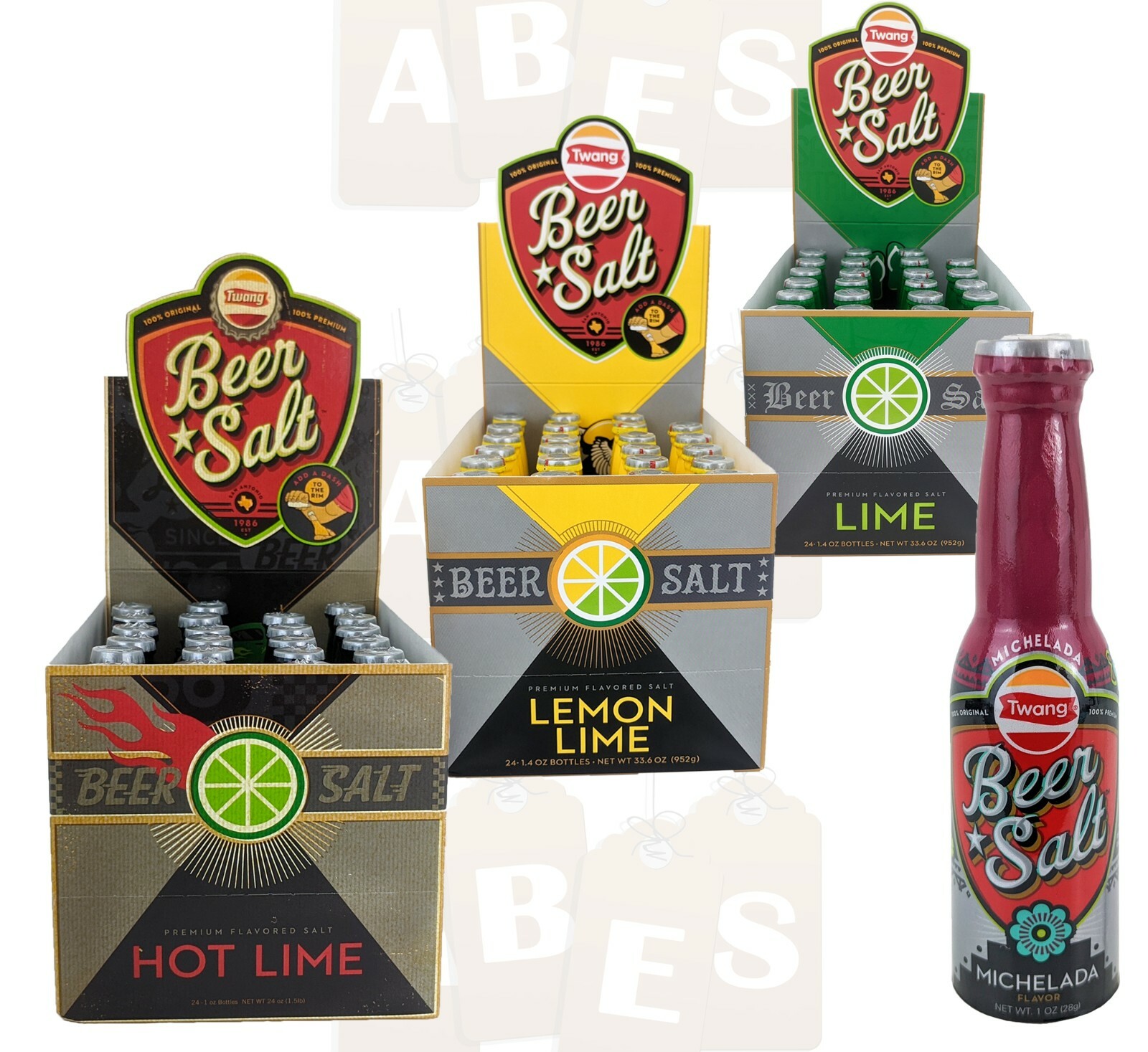 Twang Beer Salt, Premium Flavored, 4 Flavors YOU CHOOSE, 1oz & 1.4oz gallery