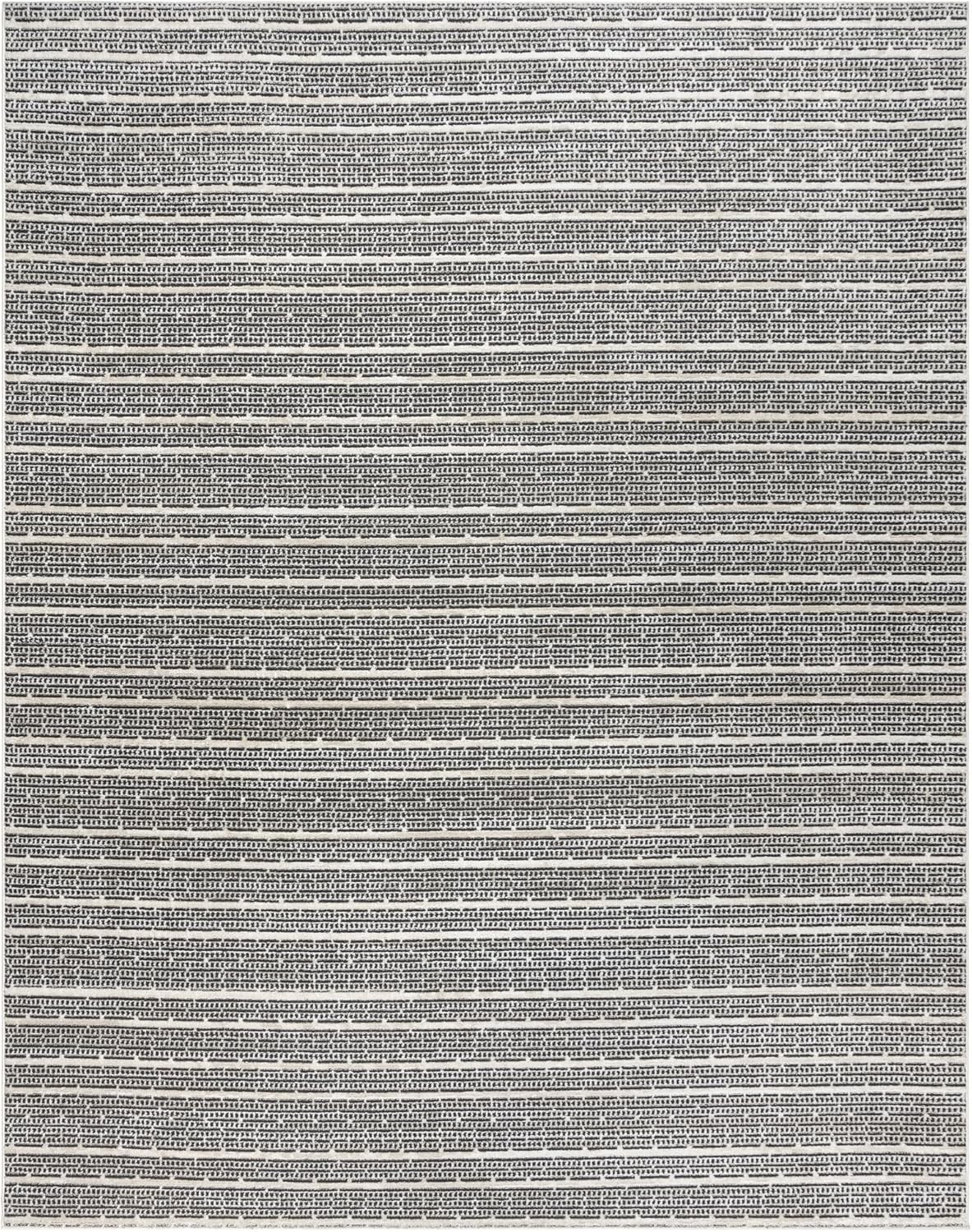 Gertmenian Area Rug Stain Resistant | Dario, Beige/Black, 6x9 Medium Pile gallery