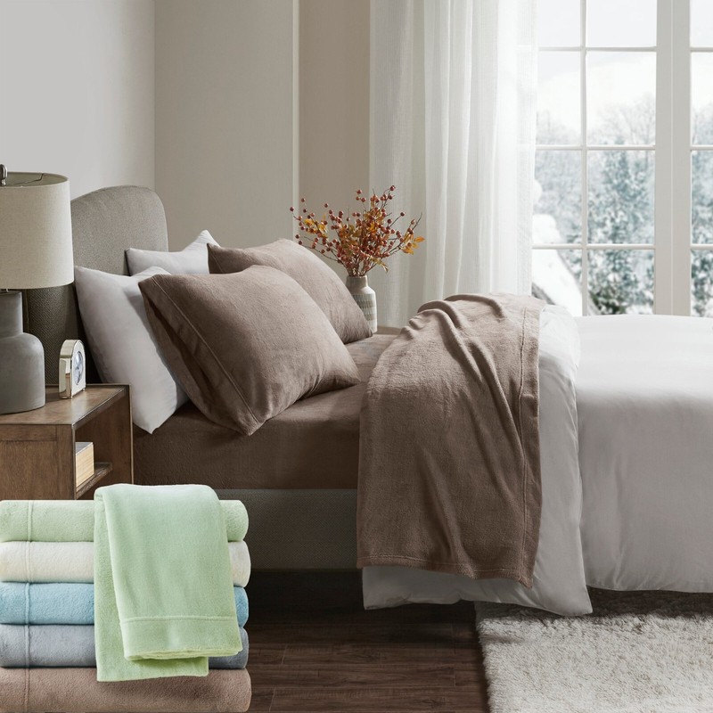True North by Sleep Philosophy Soloft Micro Plush Deep Pocket Sheet Set gallery