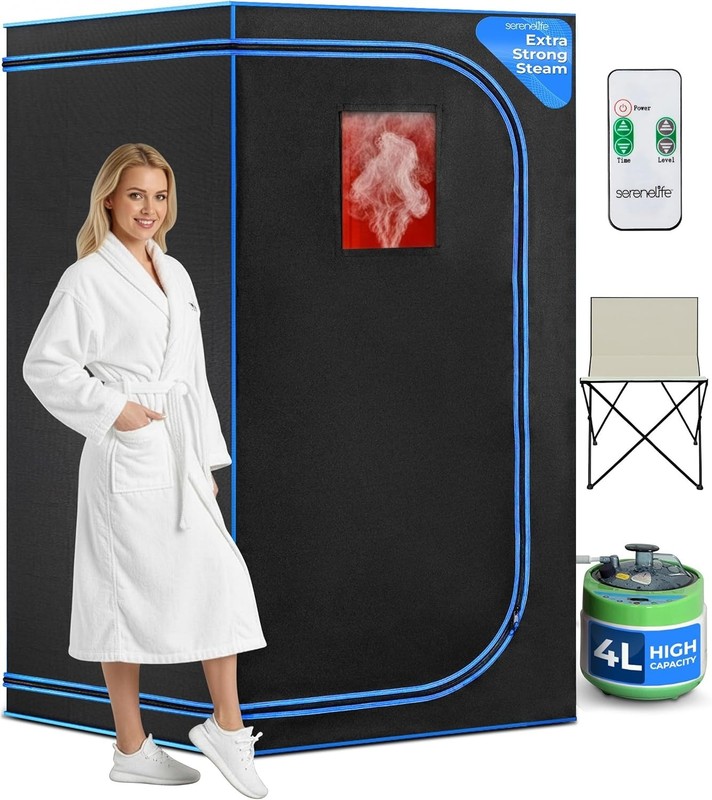 Spa-Quality Portable Sauna Box - 1 Person Design with 9 Adjustable Heat Levels gallery