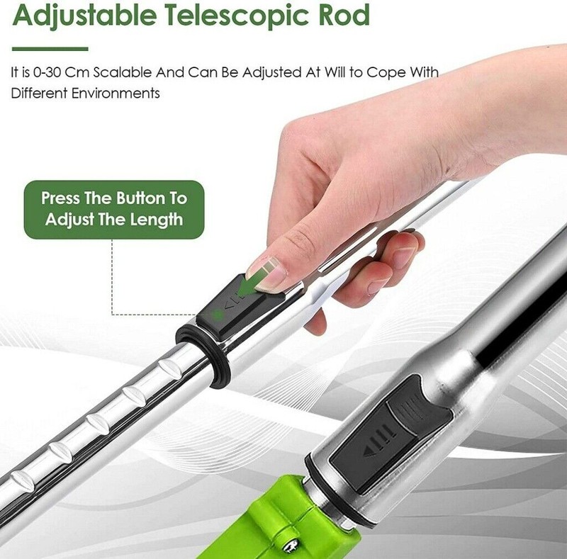 Electric Cordless Grass String Trimmer Lawn Edger Weed Wacker Cutter + 2 Battery gallery