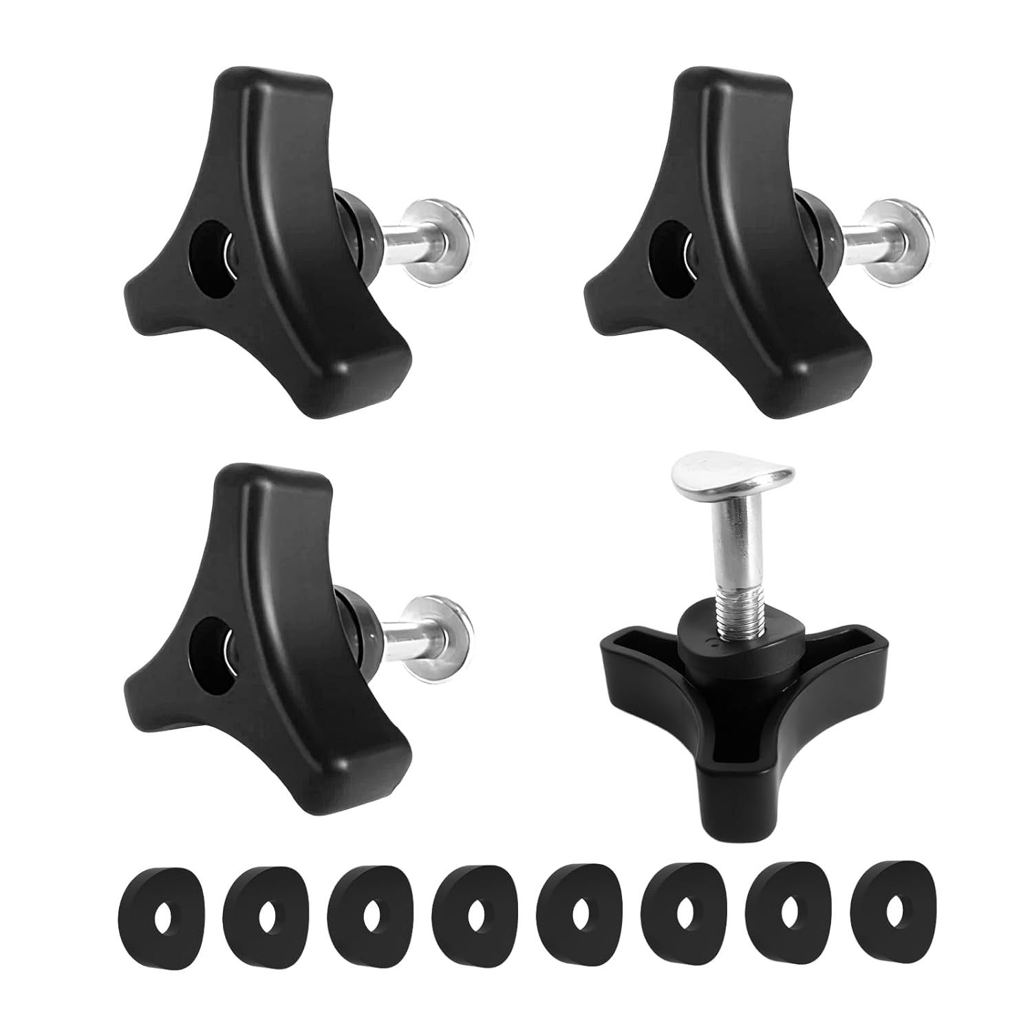4Set Lawn Mower Handle Bolt Triangle Wing Nut Knob & Gasket Replacement for Hond gallery