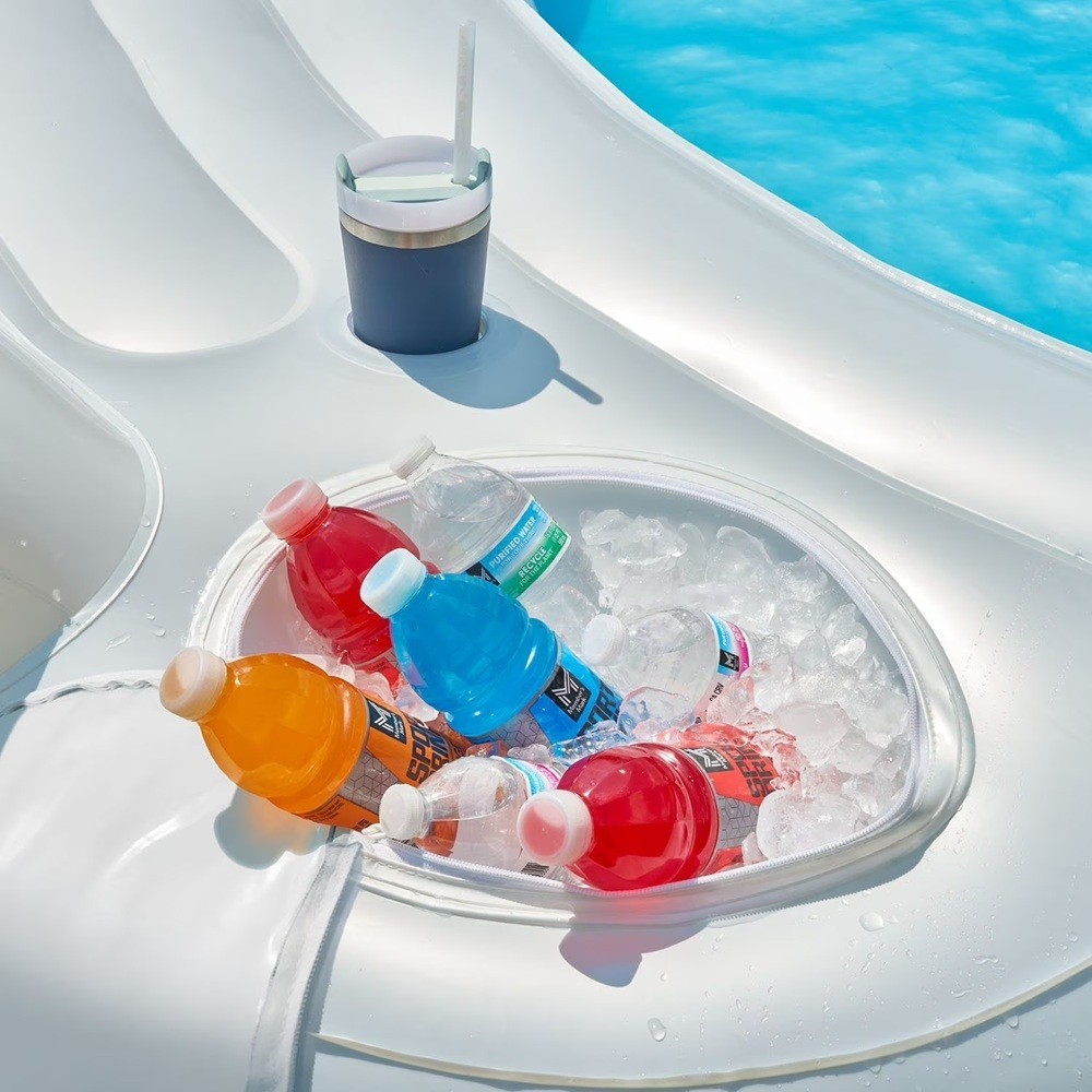 Member Mark Oversized Inflatable WHITE Sofa Pool 152in X 126in X 31in gallery