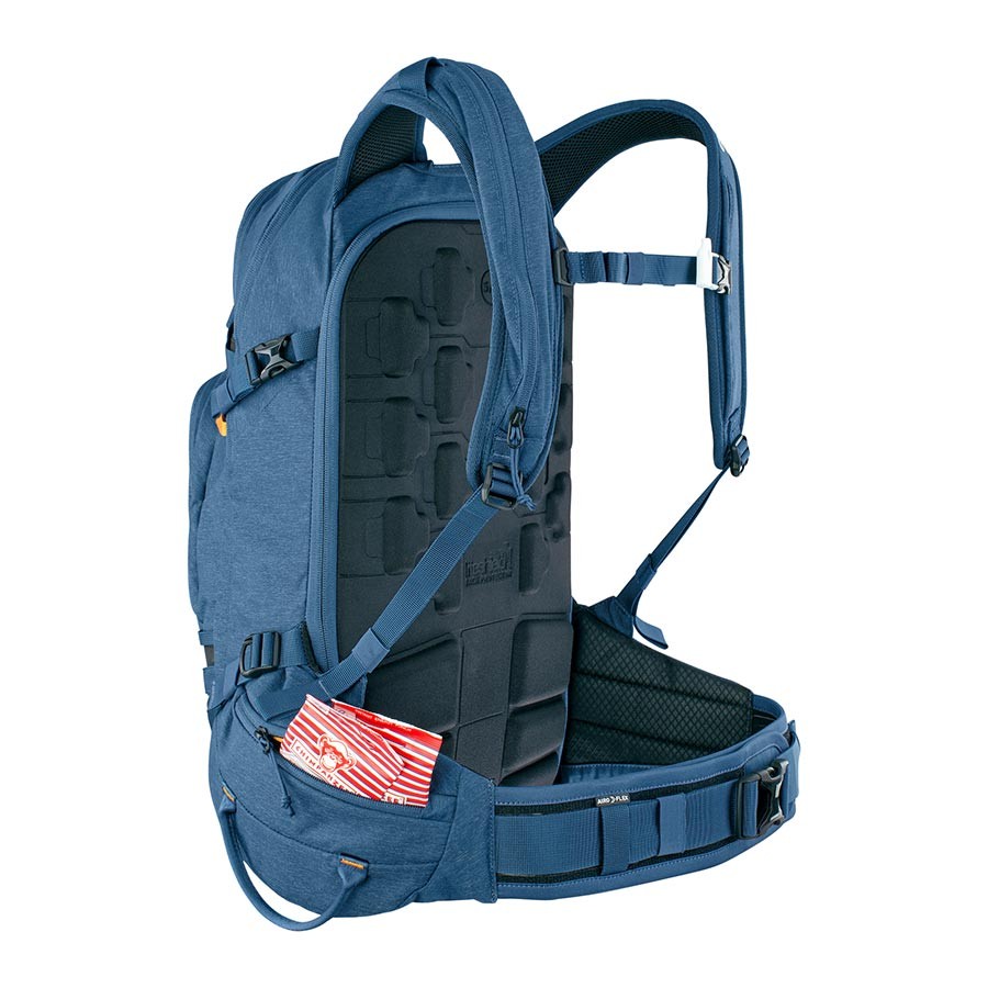 EVOC Line Pro 20L Snow Backpack with Removable Back Protector & Ski Attachments 3
