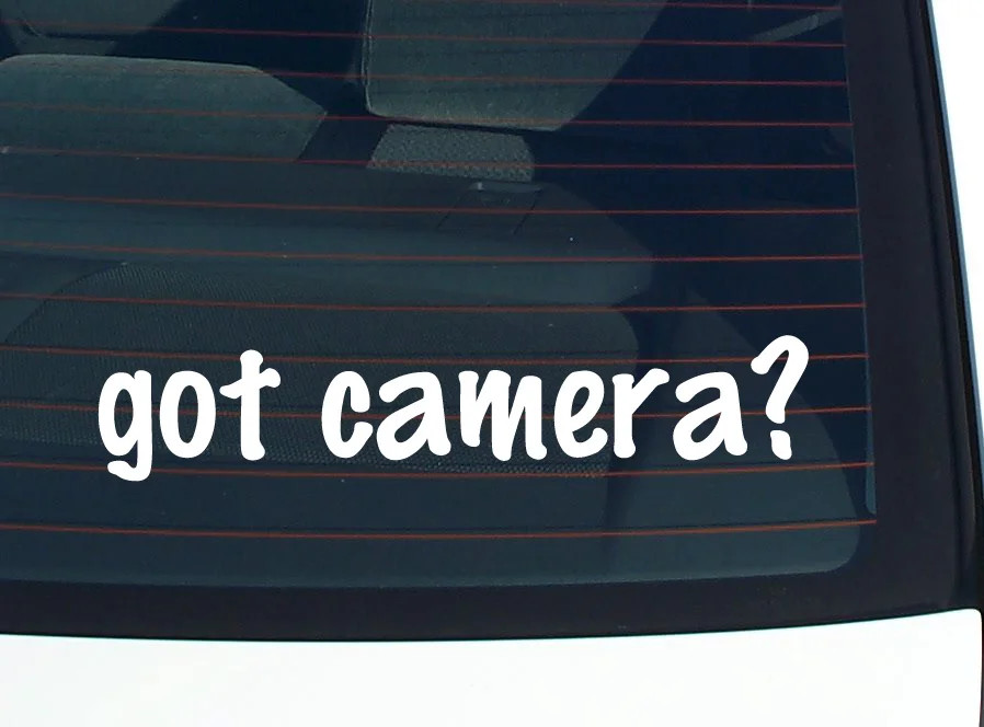 got camera? CAR DECAL BUMPER STICKER VINYL FUNNY JOKE WINDOW gallery