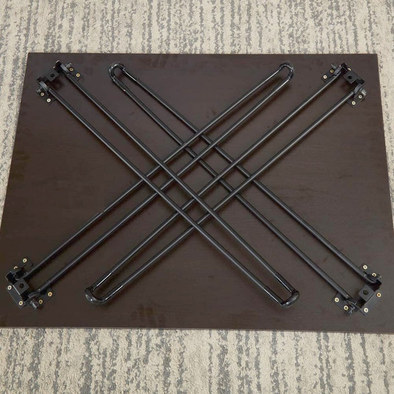 28" Height Black Foldable Hairpin Table Legs (Set of 4) Folding Table Legs 3/8" gallery