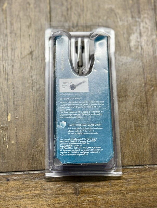 Collated Cortex Hidden Fastening System for Veranda Trim - 2 Inch Cortex Screws gallery