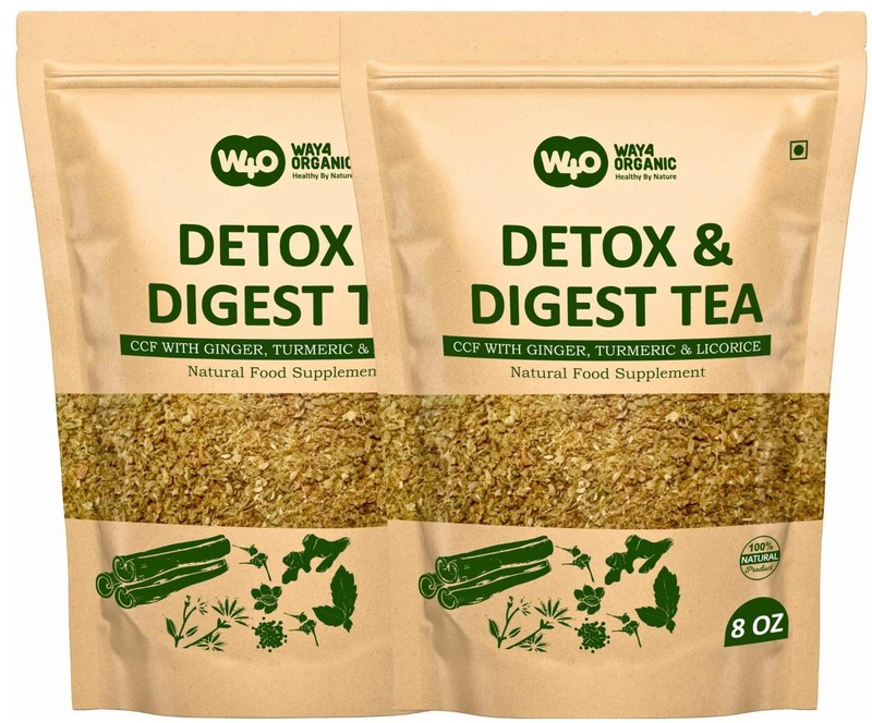 Detox & Digest CCF Tea – 8 oz – Ginger, Turmeric, Licorice Blend - Herbal Leaf gallery