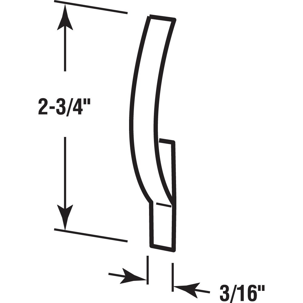 L 5794 Screen Tension Spring 3/16 In. Center Mounted Flat 6 Pack gallery