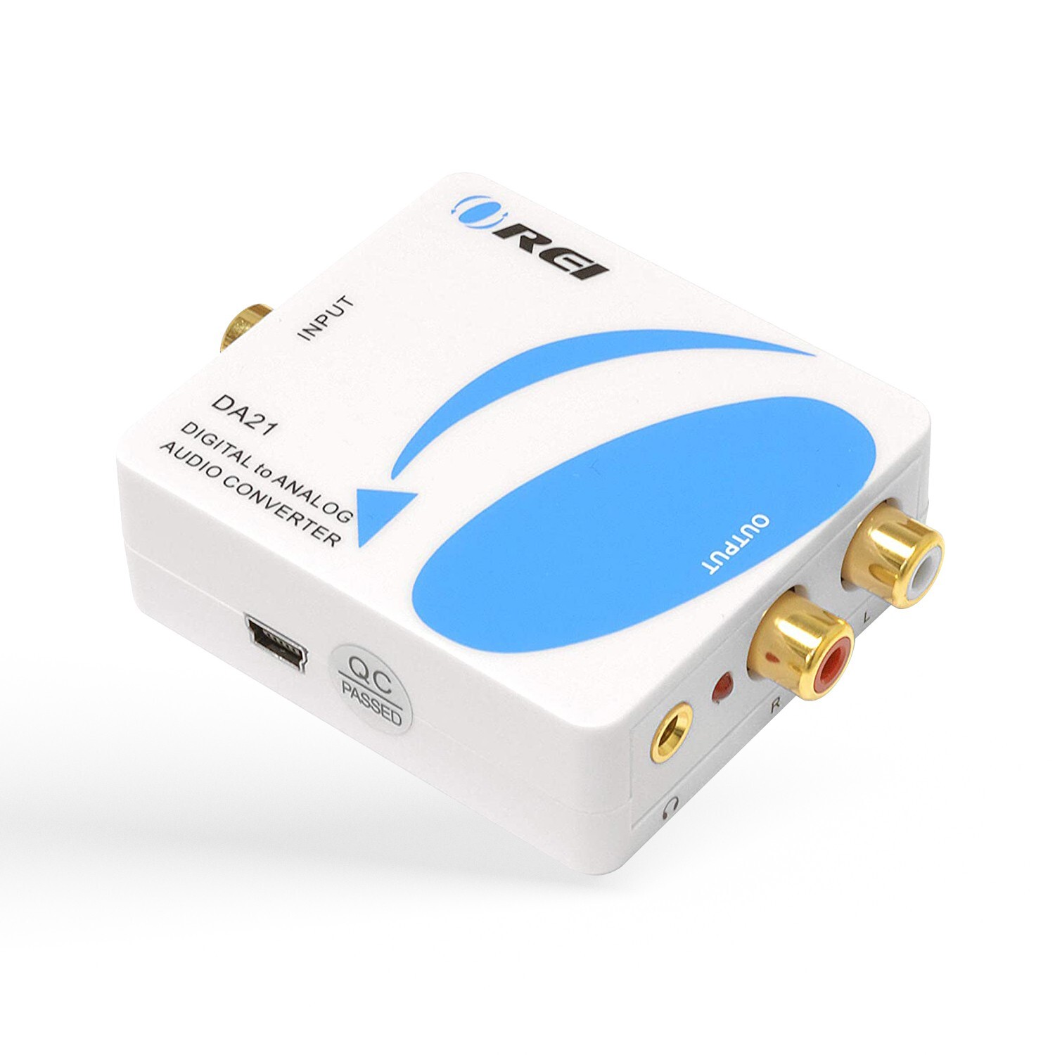 Coxial/Optical Digital To Analog Audio Converter Over RCA (DA21) gallery