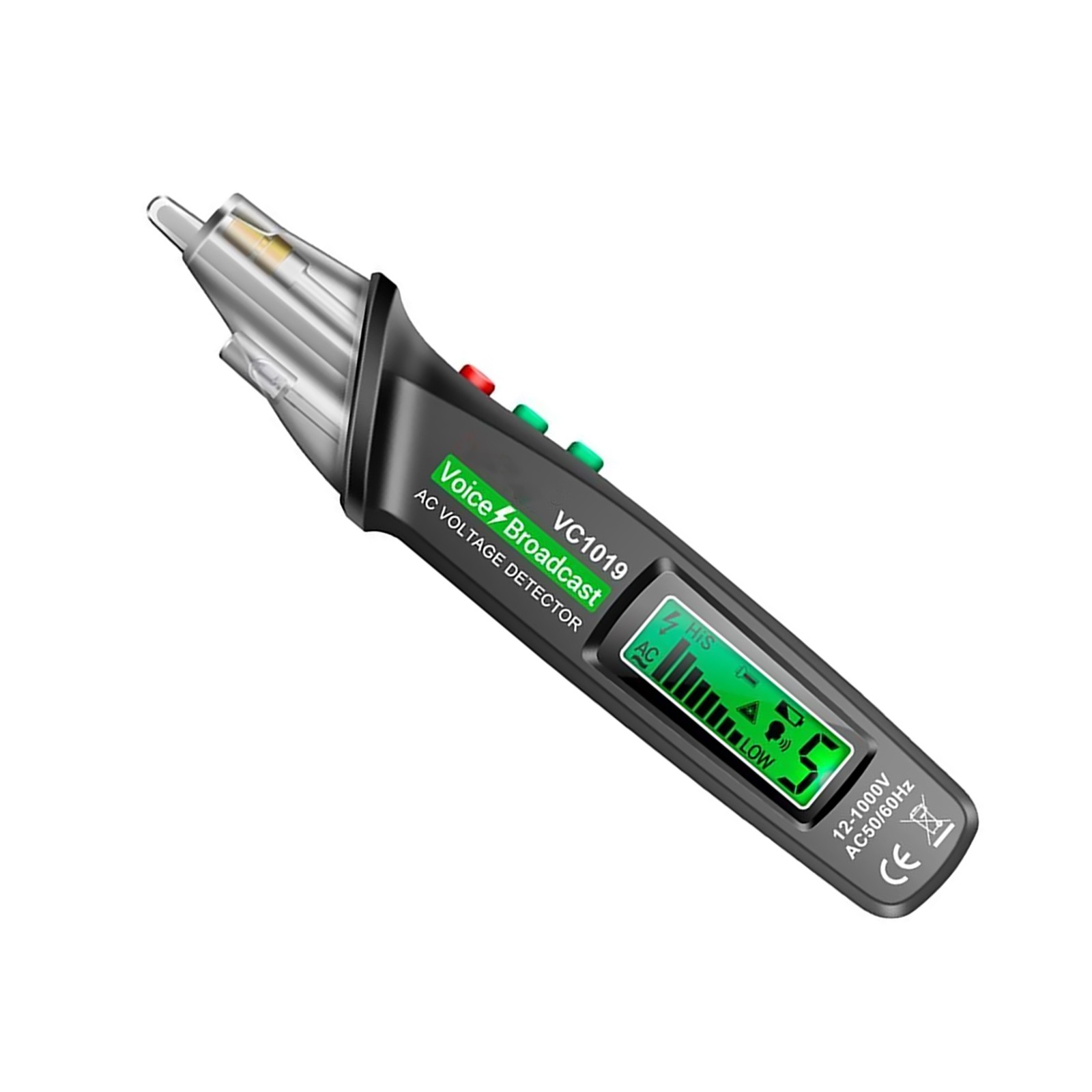 Positioning Voltage Tester Electric Wire Detector Broadcast Test Pen 12-1000V gallery
