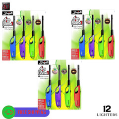 Scripto AIM ‘N Flame Multi-Purpose Utility Lighter Random Color 12-lighters