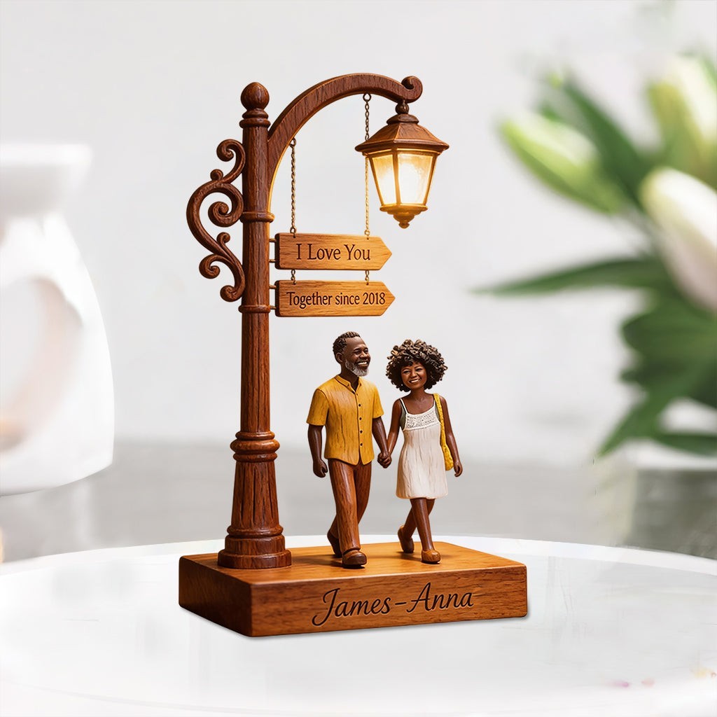 Custom Photo Couple Lamp Acrylic Block Personalized Anniversary Gift gallery