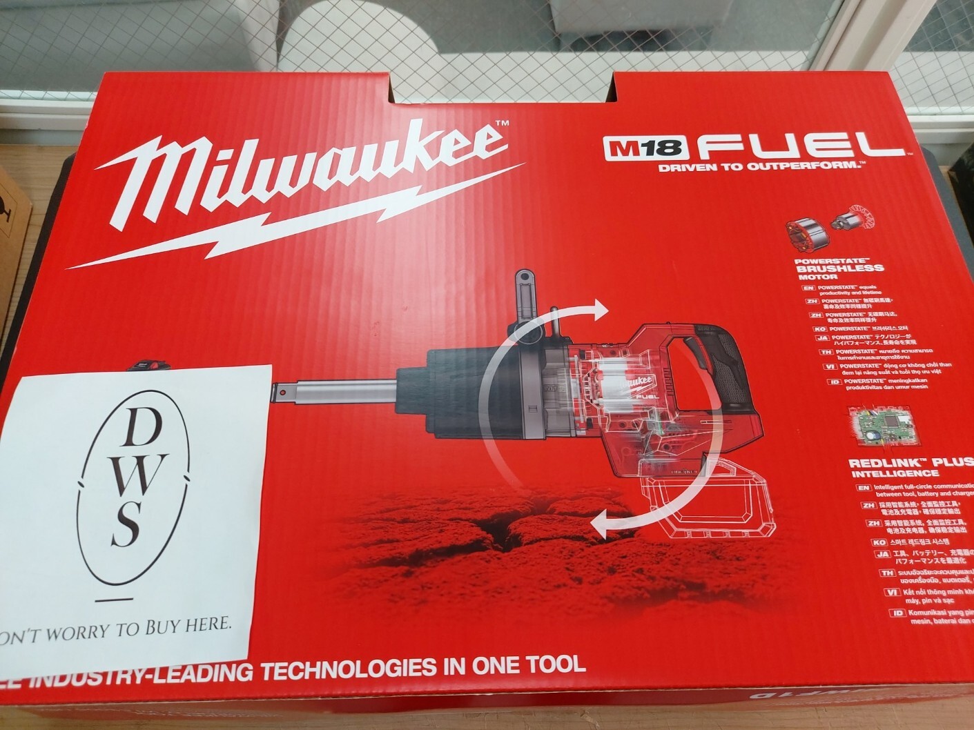 Milwaukee ONEFHIWF1D-0C0 M18 High Torque D-Handle Impact Wrench with Case gallery