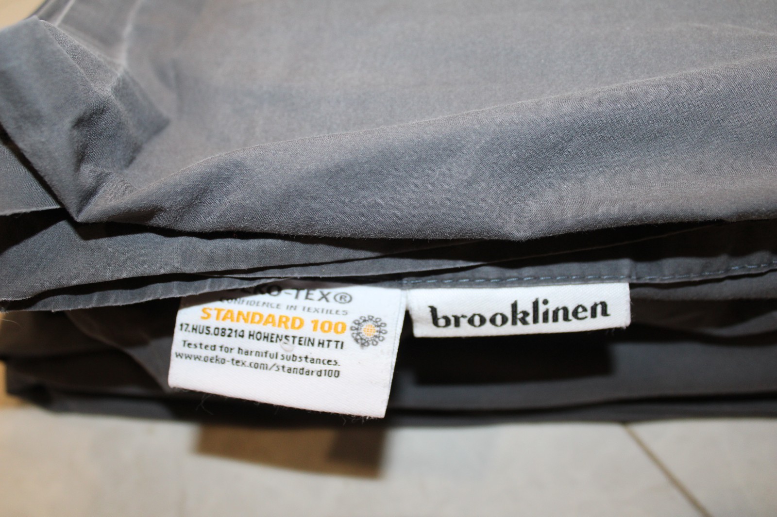 BROOKLINEN Full sheet set in Gray gallery