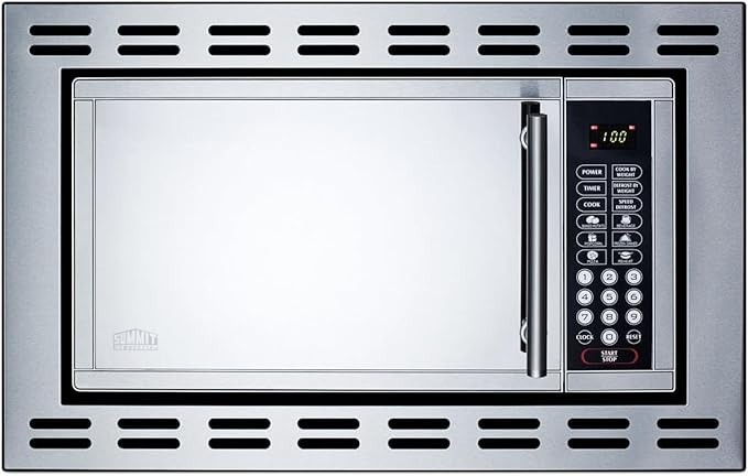 Summit 24” Over The Range Built In Microwave, 0.9 cu.ft. Stainless Steel- OTR24 gallery