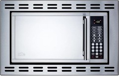 Summit 24” Over The Range Built In Microwave, 0.9 cu.ft. Stainless Steel- OTR24