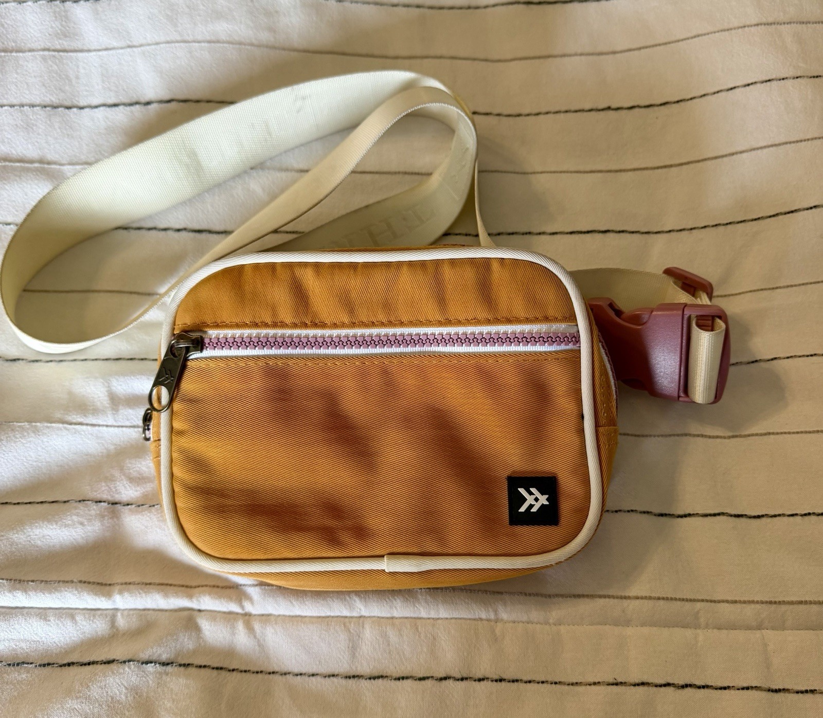 Terra Thread Mustard Yellow Multi-Use Fanny Pack Adjustable Strap