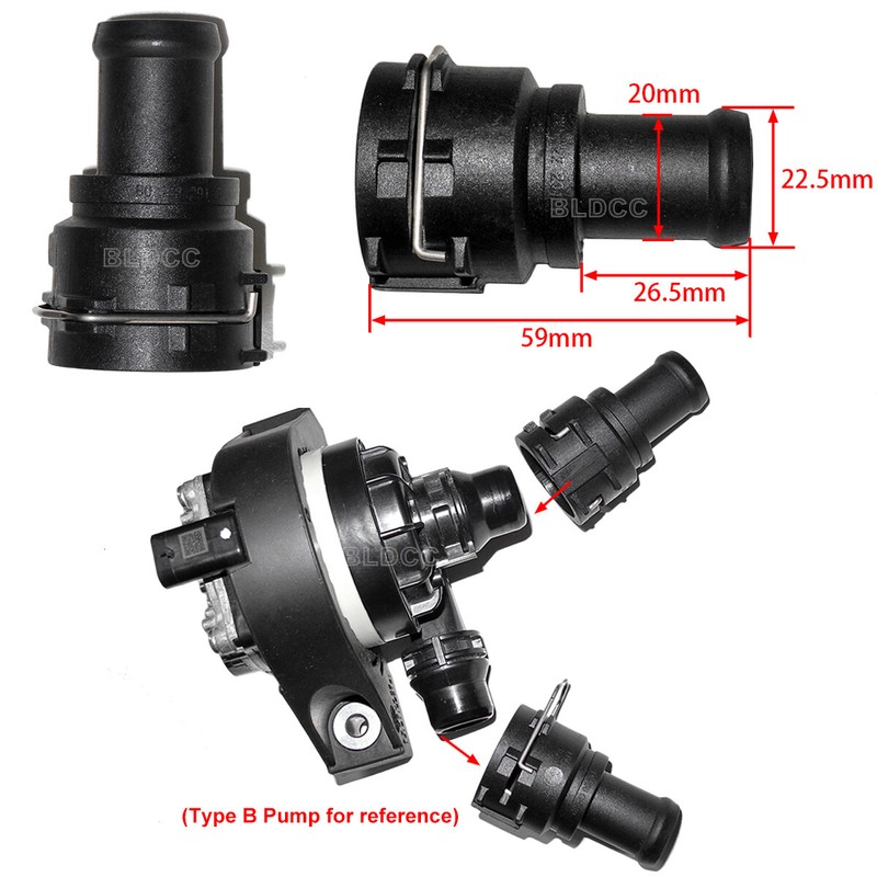 60W Engine Auxiliary Circulation Water Pump 12VDC PWM High Flow Intercooler Pump gallery