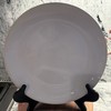 Pier 1 Stoneware Dinner Plates Creme 11" set of 2 retired replacment gallery