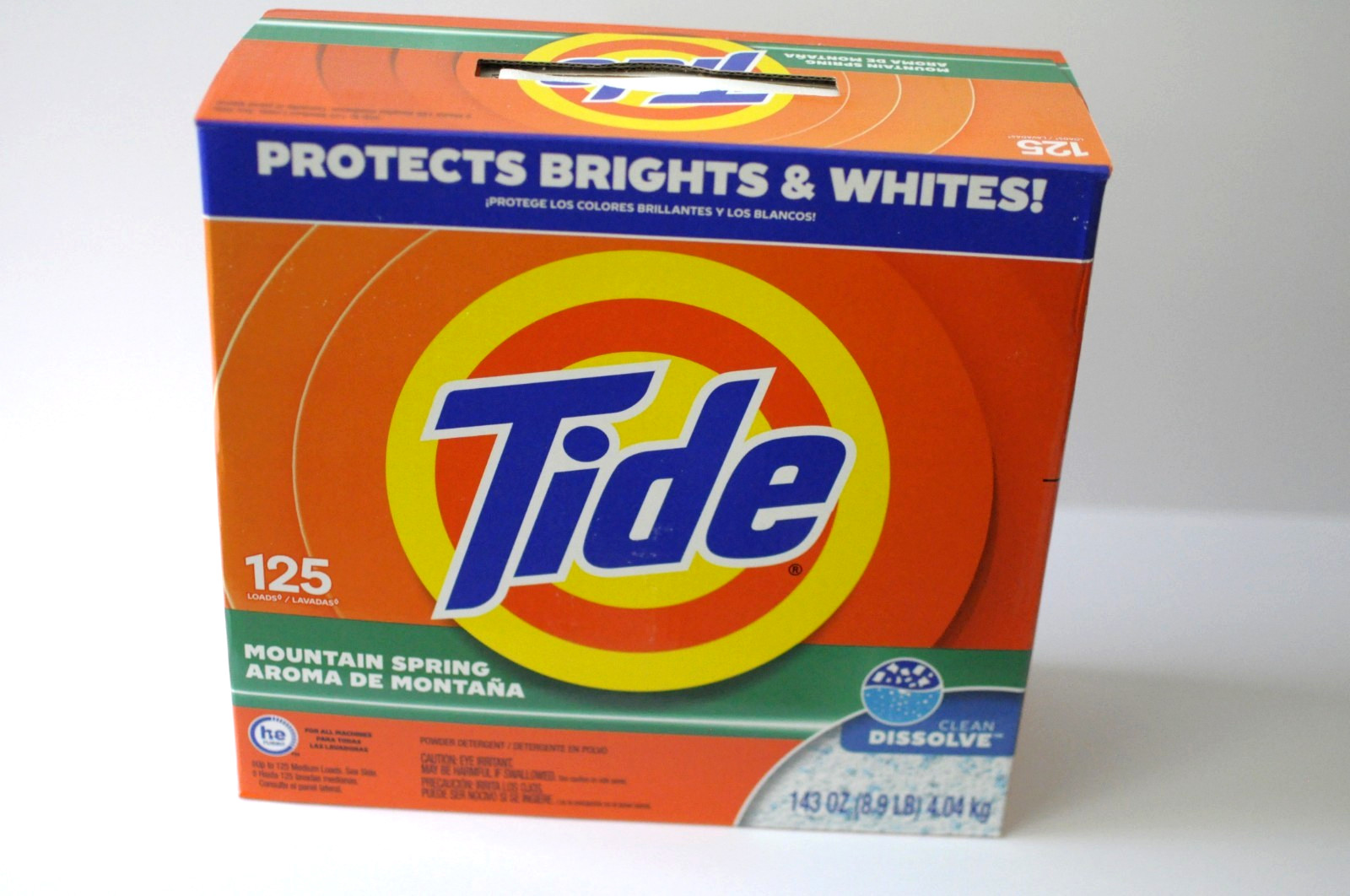 Tide Powder Laundry Detergent MOUNTAIN SPRING Scent 143 oz 125 Loads (Pack of 1) gallery