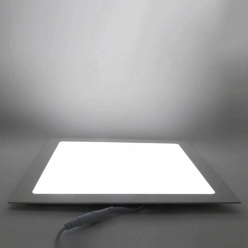 Recessed Ultra-Thin LED Panel Ceiling Light 10 Pack 9W 12W 18W Cool White 6000K gallery