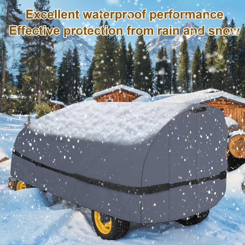 Log Splitter Cover 600D Heavy windproof and waterproof(94"L X 49"W X 41"H) fo... gallery