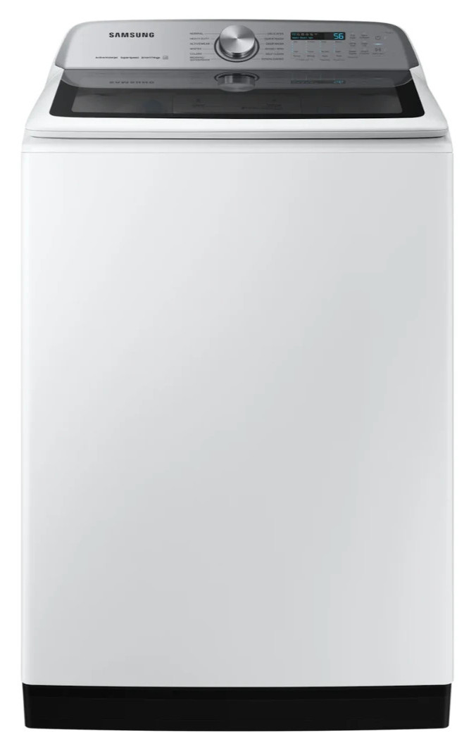 Samsung 5.2 cu. ft. Smart Top Load Washer + 7.4 cu. ft. Smart Electric Dryer Set gallery