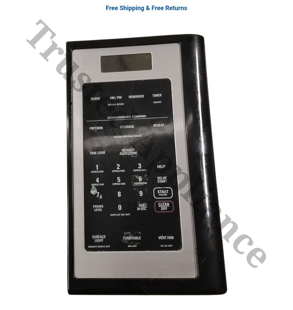 Microwave Control Panel Console DB64-00342 jvm1630w3 Stainless/Black