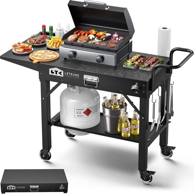 Portable Grill Table for Blackstone Griddle, 450lb Capacity gallery
