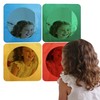 AstraSpark 4 Pcs Sensory Wall Mirror, 10"L x 10"W, Red,yellow,green, Blue gallery