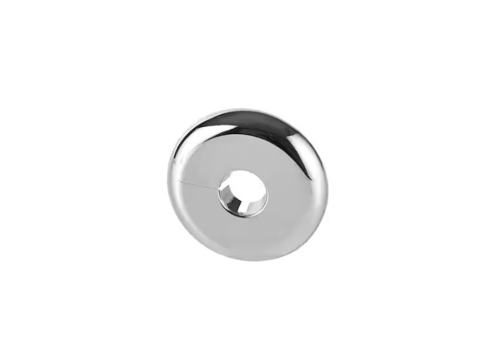 1/2 in. Chrome-Plated Plastic Copper Tube Size Flange Escutcheon Plate gallery