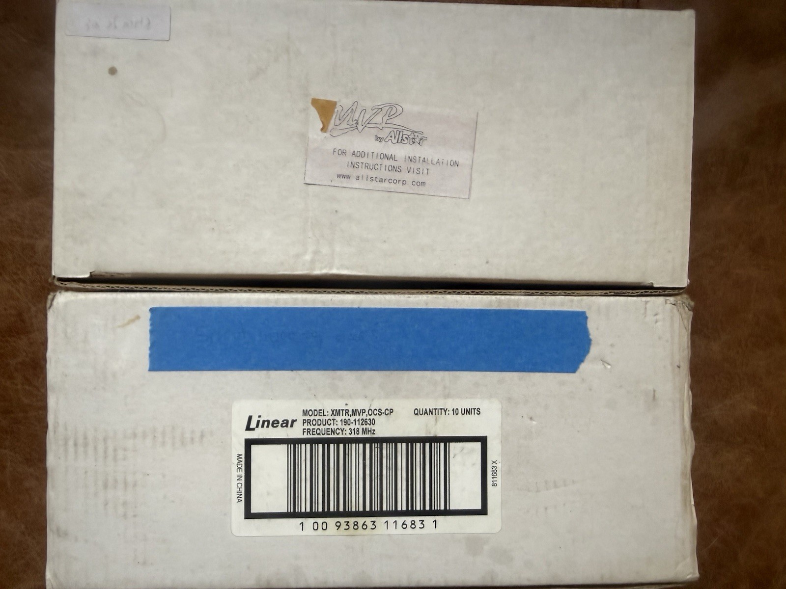 MVP by Allstar/Linear Recover & 10 Remotes NOS In Box 318 MHz PN 111963 112630 gallery