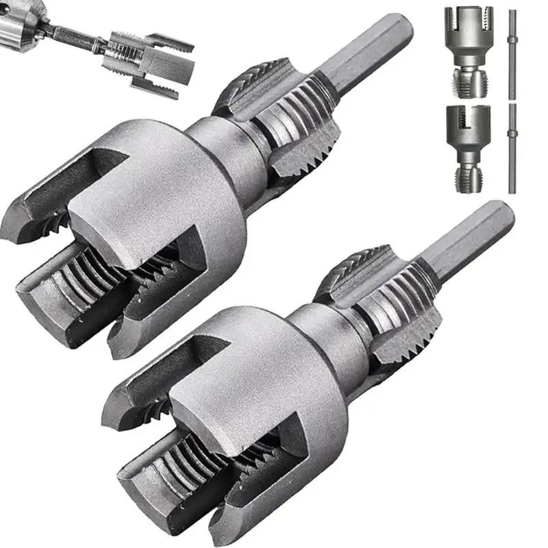 Integrated Internal & External Pipe Threading-Tool PVC Pipe Threader Kit gallery