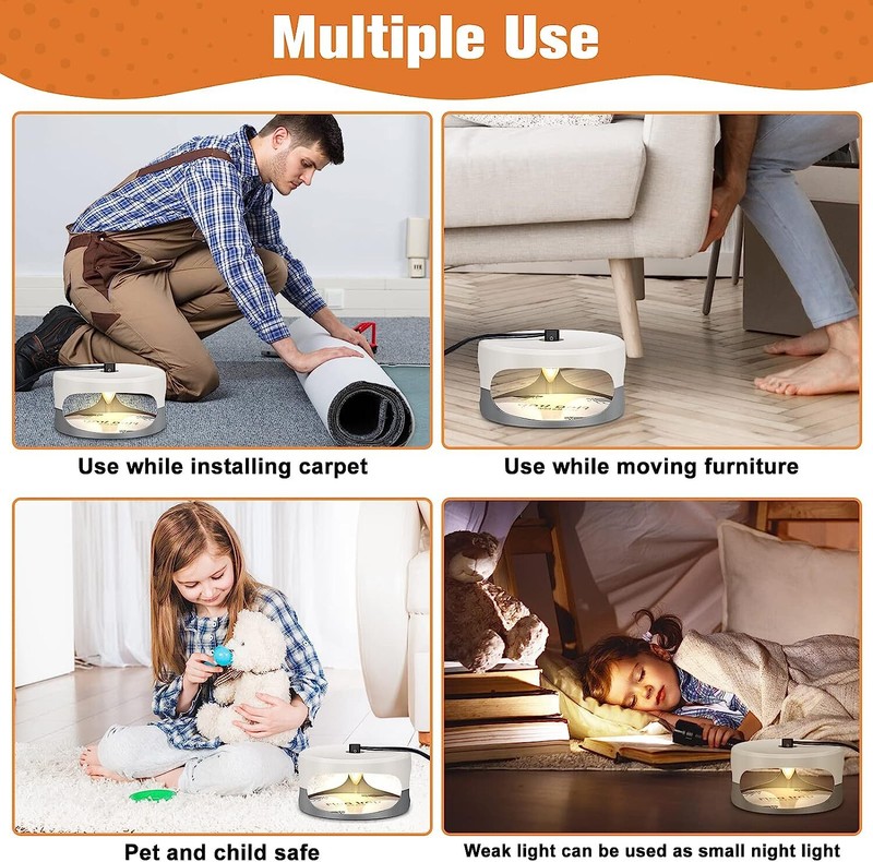 Flea Bed Bug Trap Odorless Cleaner and Flea Killer Trap Pad Sticky Dome 2 Packs gallery