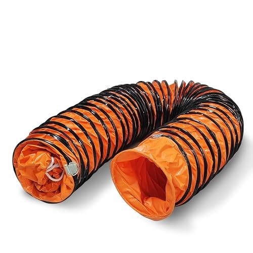 16FT Ducting Hose 14 Inch PVC Flexible Duct Hosing with Adjustable 14in x 16ft gallery