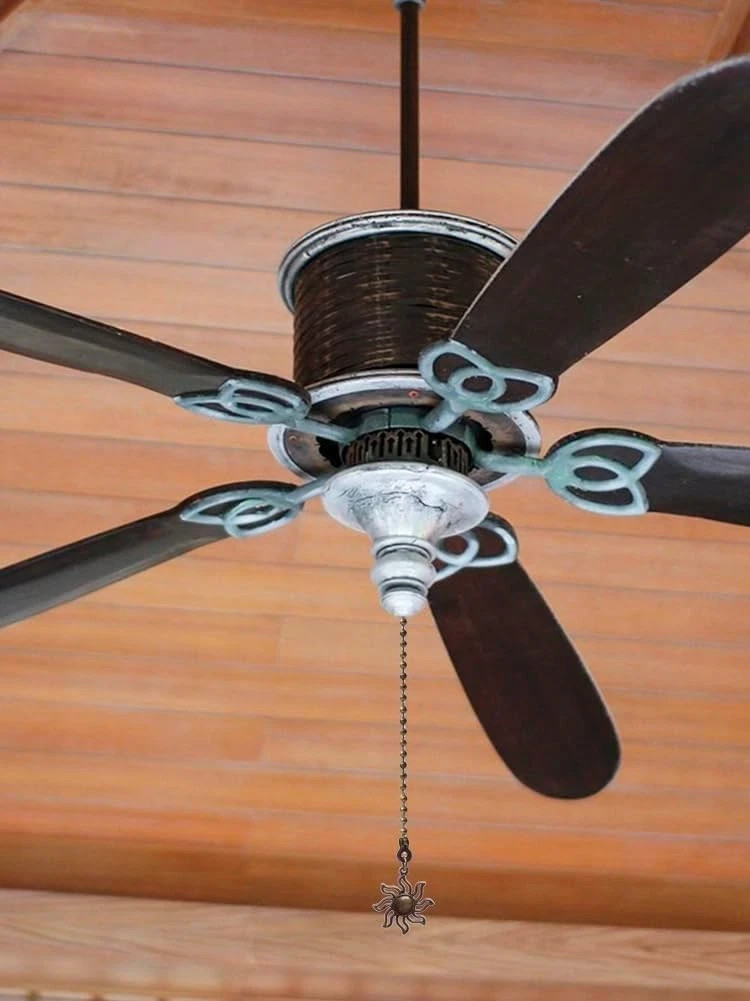 4 Pack Ceiling Fan Pull Chain, 12 Inch Pull Chains Extension, Fan and Bulb Shape gallery