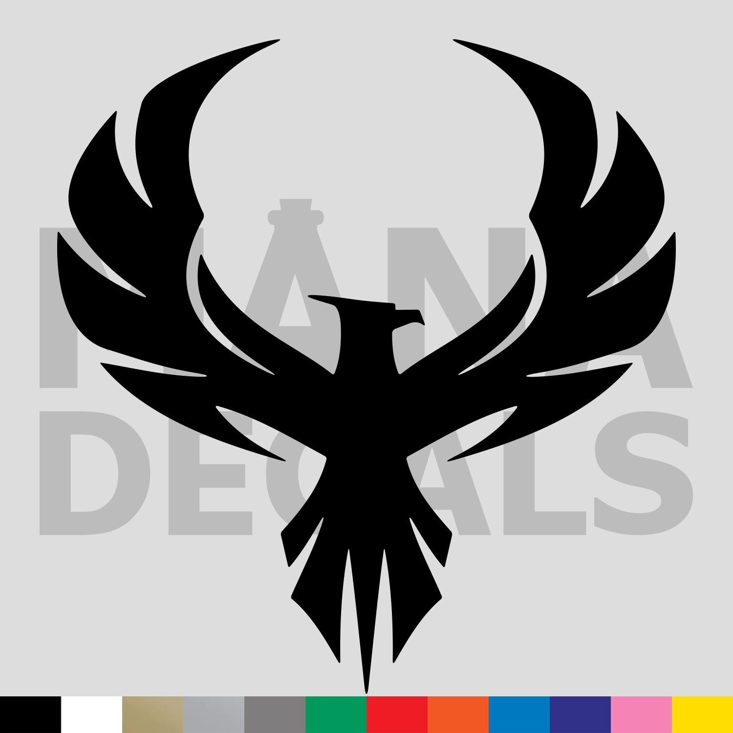 Phoenix Vinyl Die Cut Decal Sticker - Rising Bird Rebirth Resurrection Mythical gallery