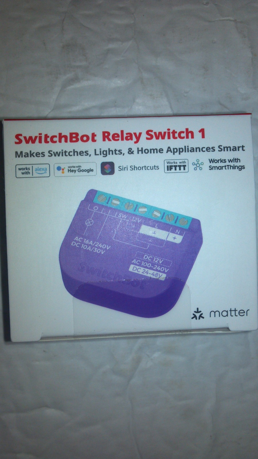 3X Switchbot Relay Switch 1, Smart Relay Module Built-in Hub Wi-Fi & Bluetooth gallery