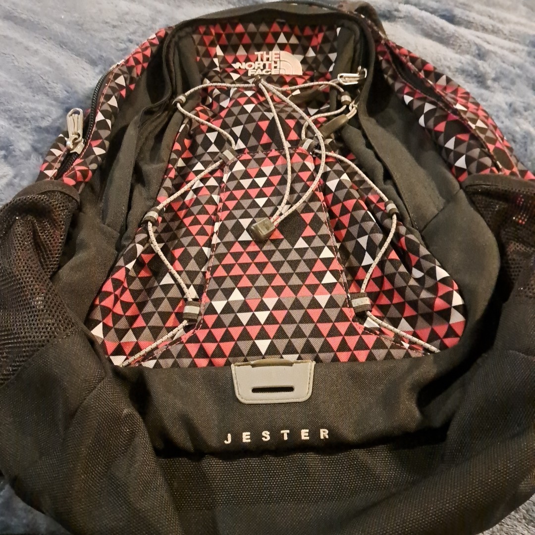 The Northface Jester Backpack Red/Gray 2