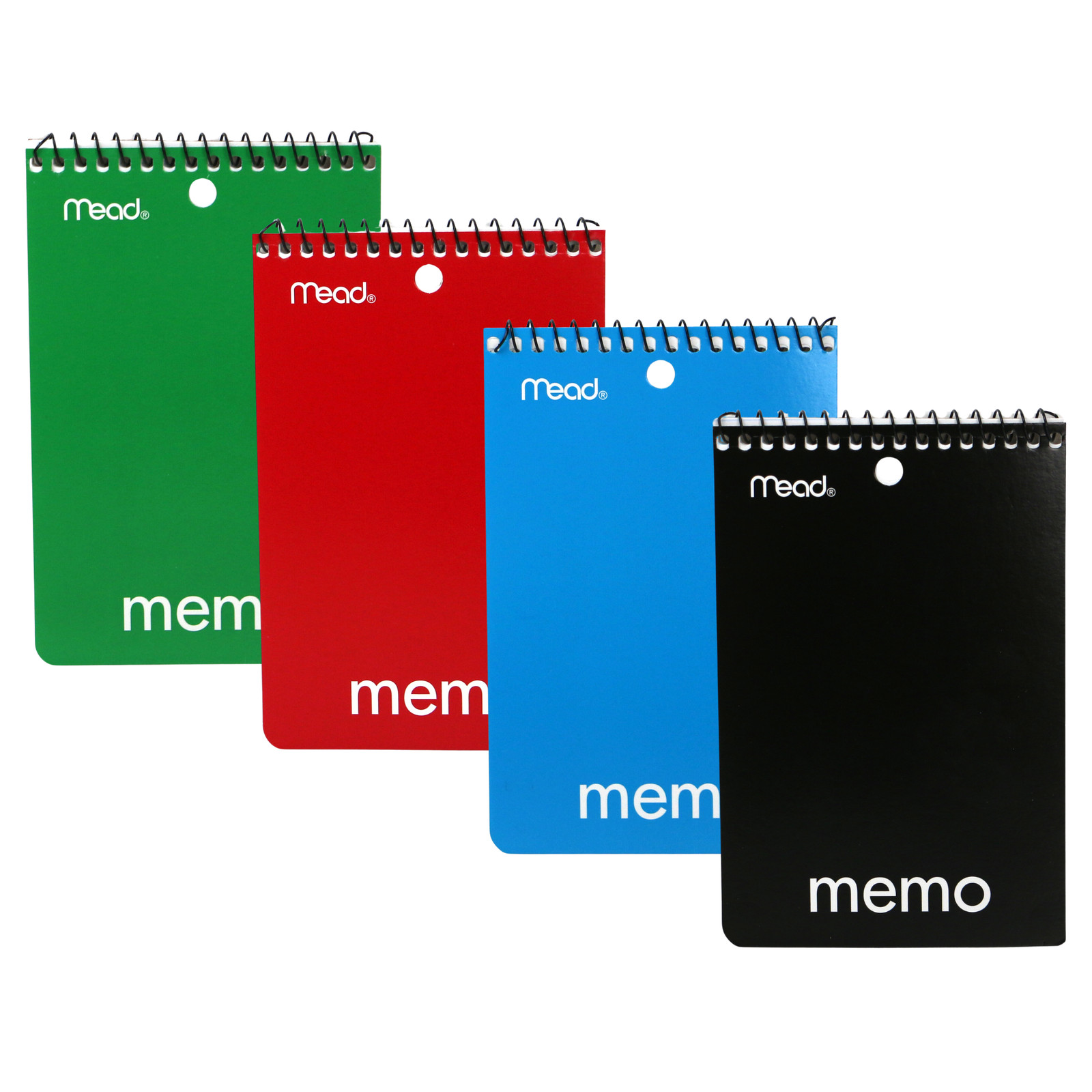 Mead Top Bound Spiral Memo Book [College Ruled]: 4 in. x 6 in. (Color May Vary) gallery