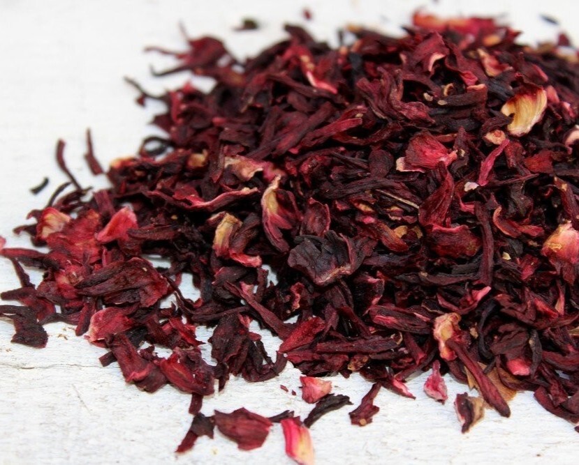 Wild Crafted Hibiscus Flowers Dried Cut ~ 4 oz. Freshly Packed USA Free Ship gallery