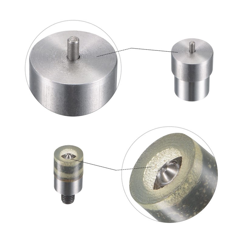 uxcell 15mm Snap Fasteners Button Die for Electric Press Machine Silver gallery