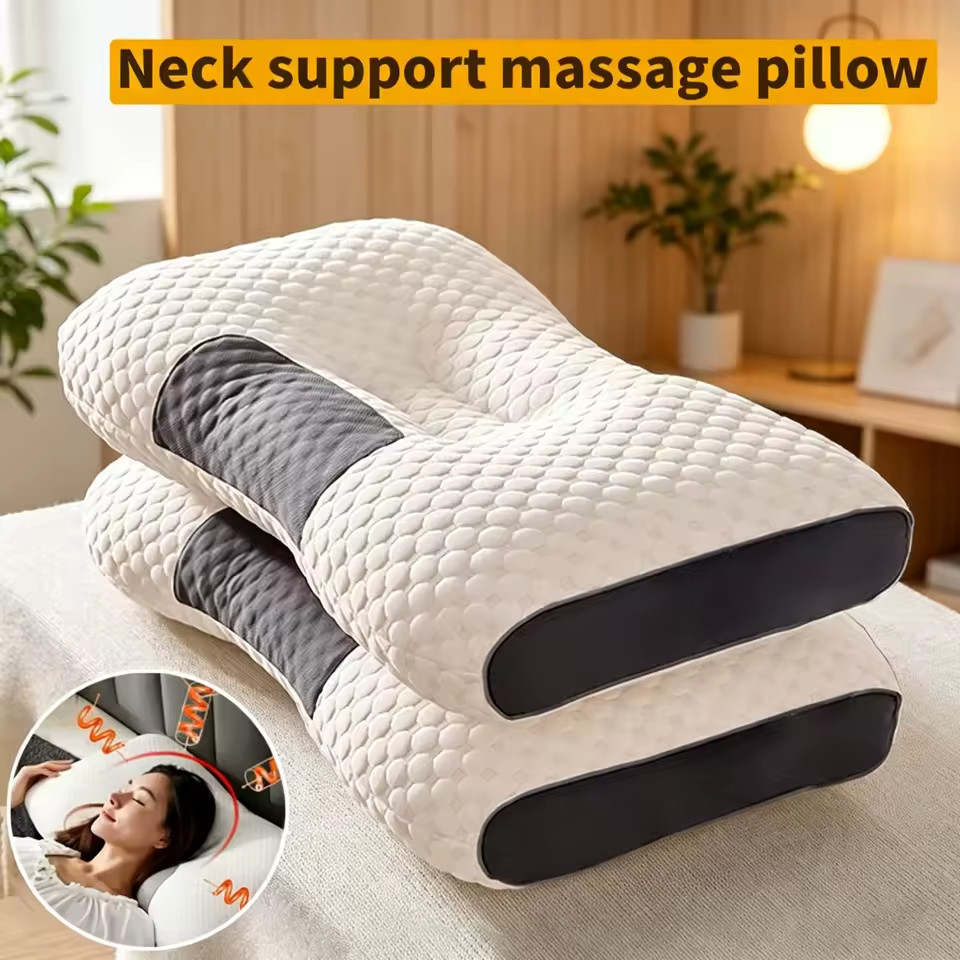 Cervical Neck Pillow Orthopedic Contour Support for Neck Pain Side Sleeper gallery