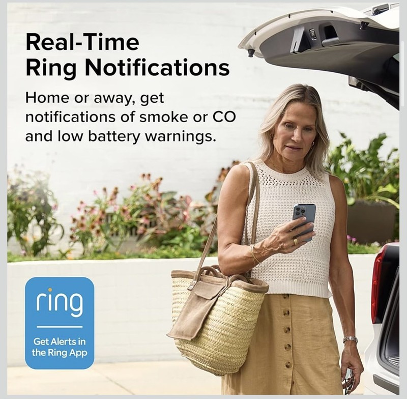 Kidde Ring Enabled Smart Smoke + Carbon Monoxide Alarm Detector Wired RGCUAR-RW gallery