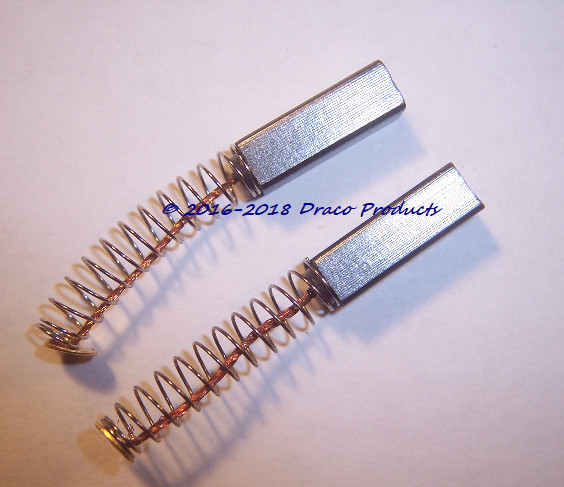 1-Set Replacement Motor Carbon Brush 17mm x 6mm x 6mm (5/8"x15/64"x15/64") gallery
